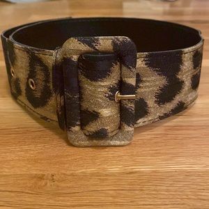 Leopard Print Bronx and Bonco Waist Belt